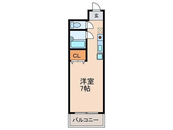 ジュネス博多の物件間取画像